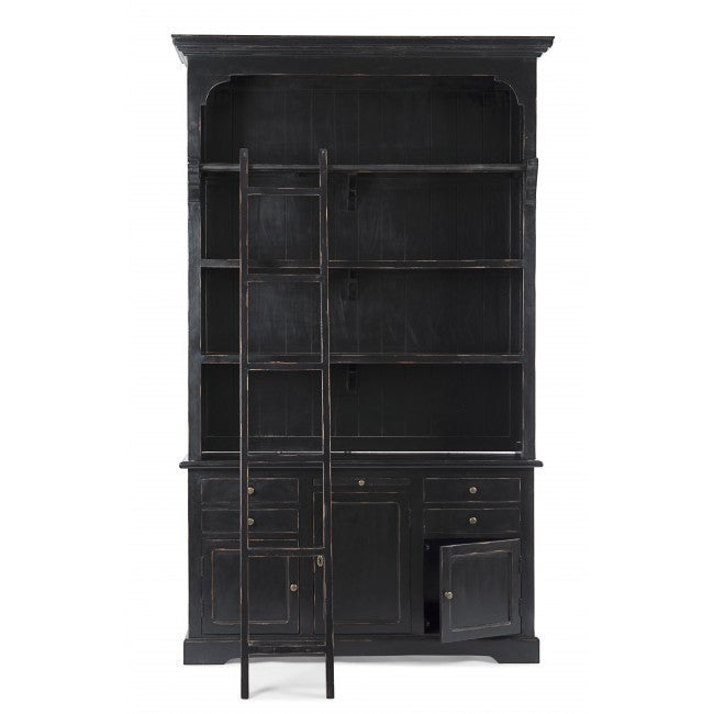 Libreria nera provenzale shabby