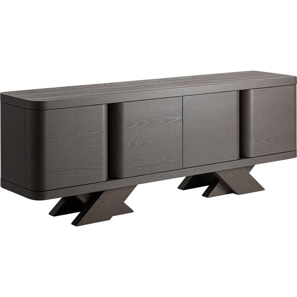 Madia Art Decò di Design Lusso in Rovere