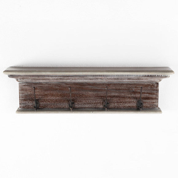 Mensola appendiabiti provenzale anticata