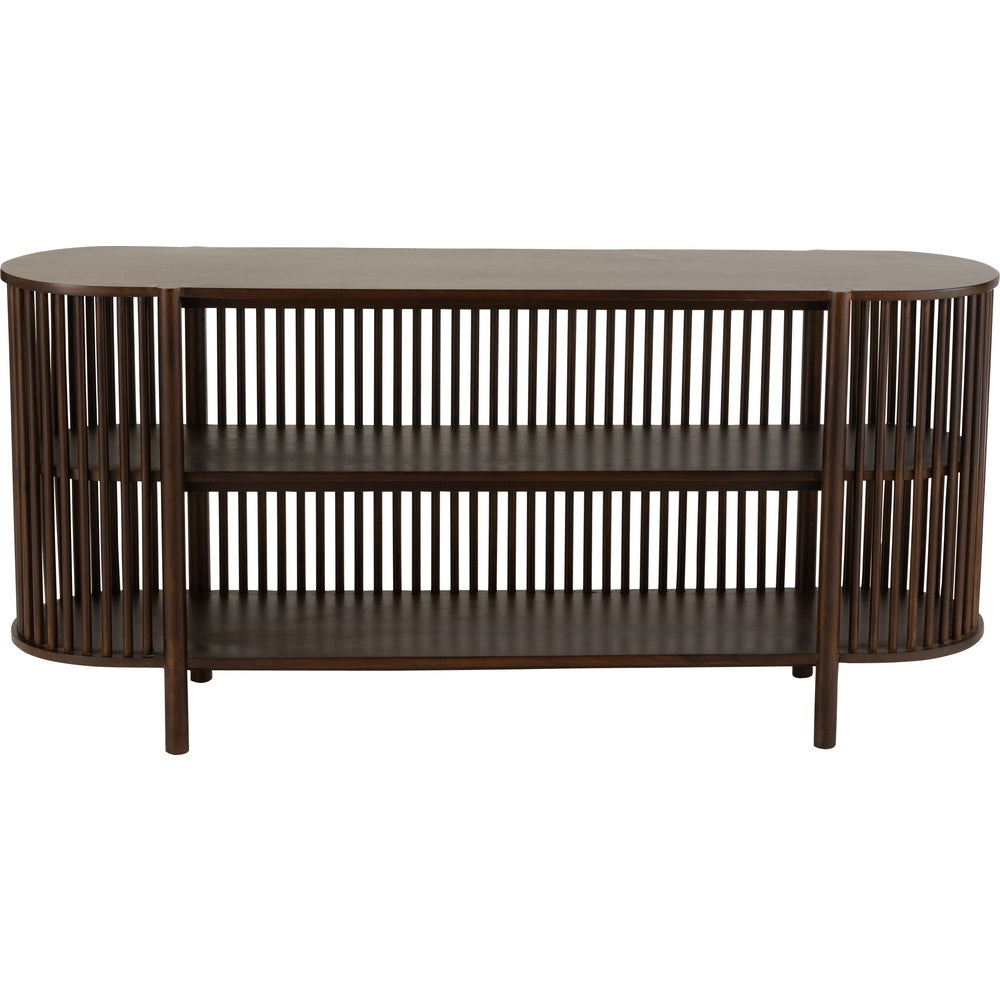 Consolle in legno massello di mango per ingressi e soggiorni esotici