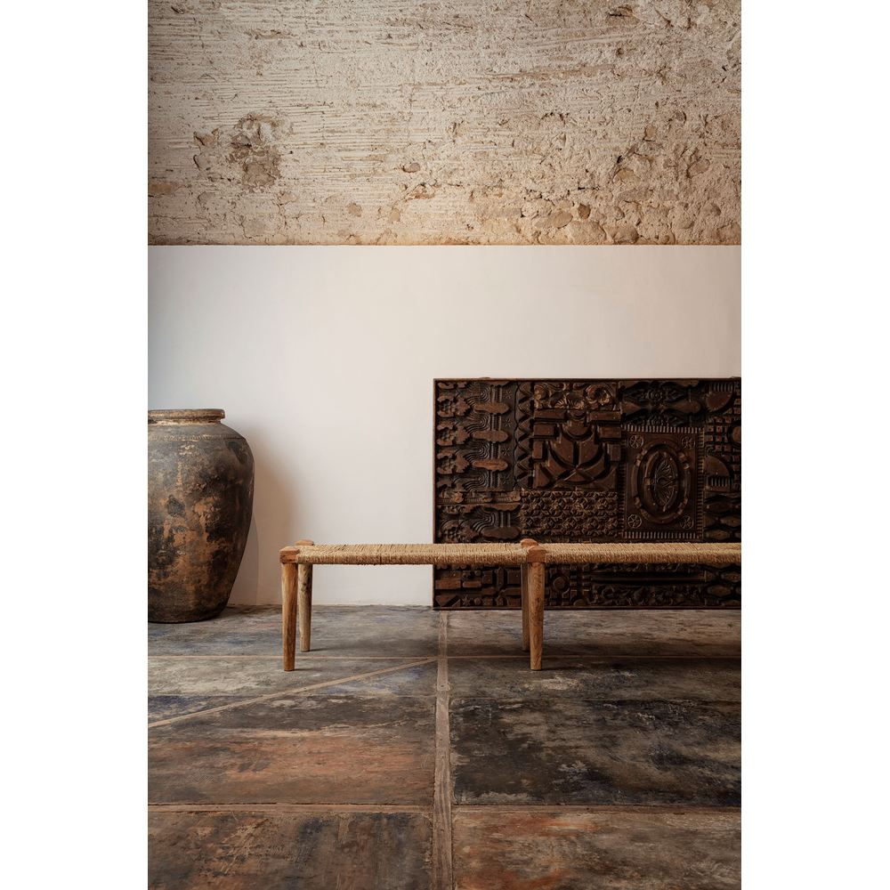 Grande Pannello Murale Etnico Intagliato Kissey