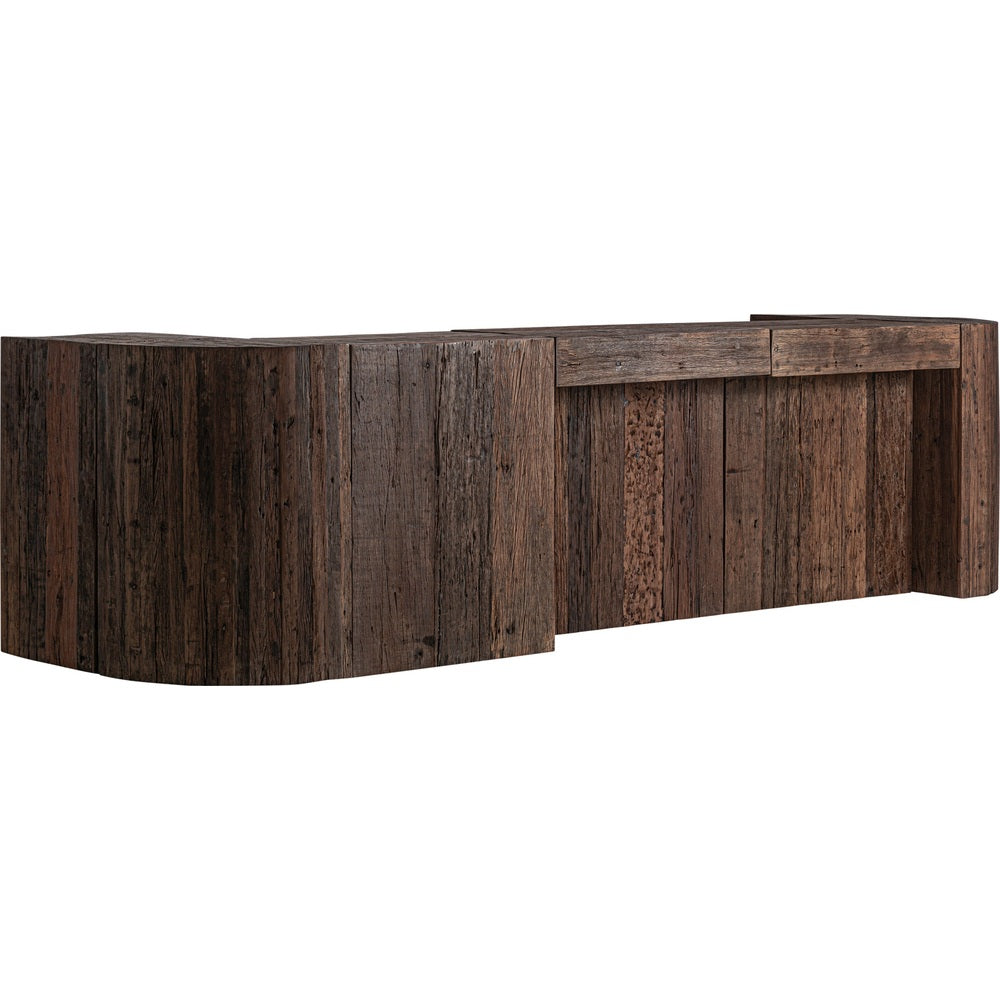 Modulo Curvo Angolare per Bancone Bar- Industrial Country