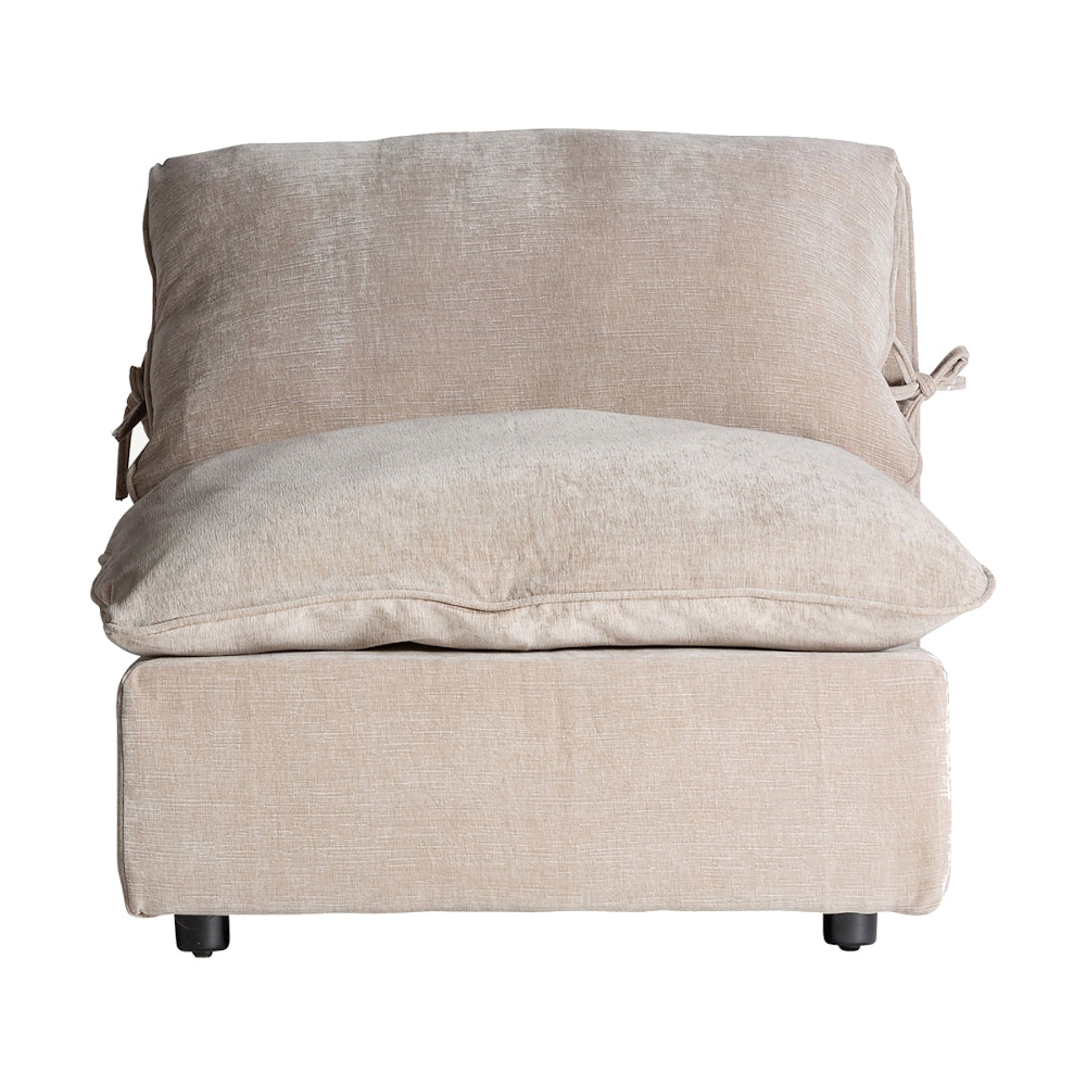 Modulo poltrona sofà coloniale grigio