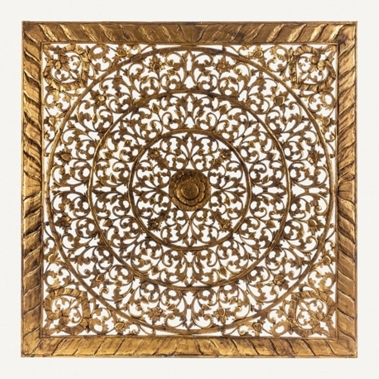 Murale testata orientale oro shabby