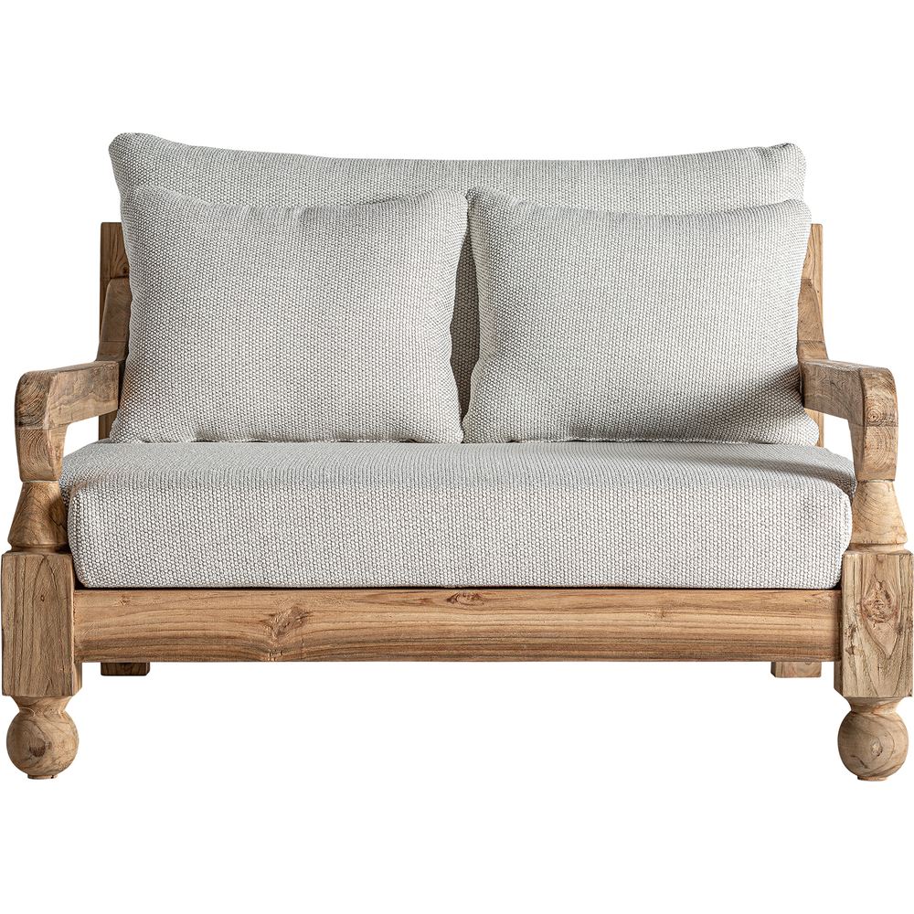 Divano outdoor modulare di lusso in teak riciclato Safari