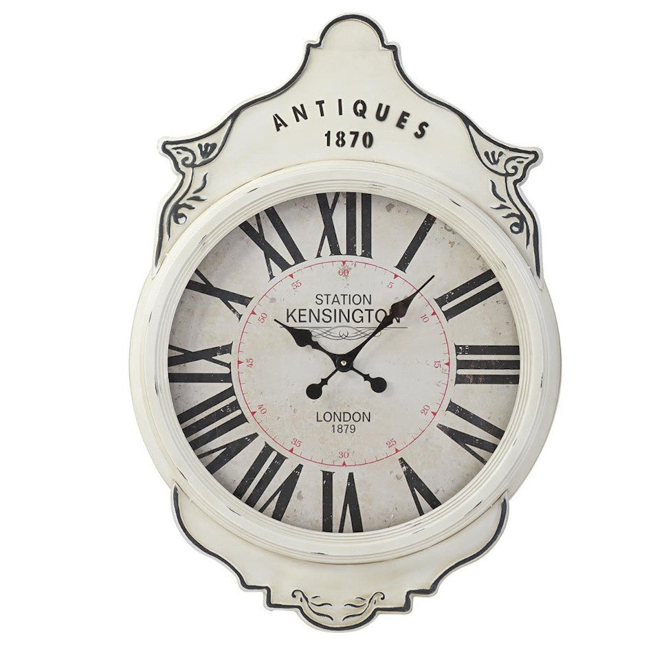 Orologio francese da muro bianco