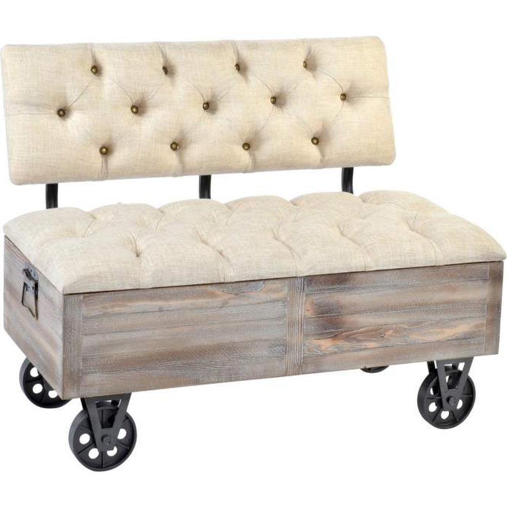 Cassapanca di design elegante per ingresso o salotto