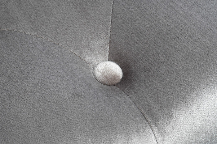 Panca capitonné grigio scuro