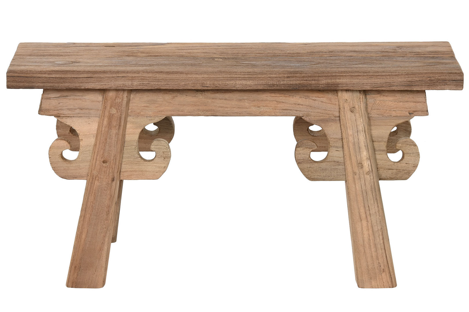 Panca etnica in teak tavolino