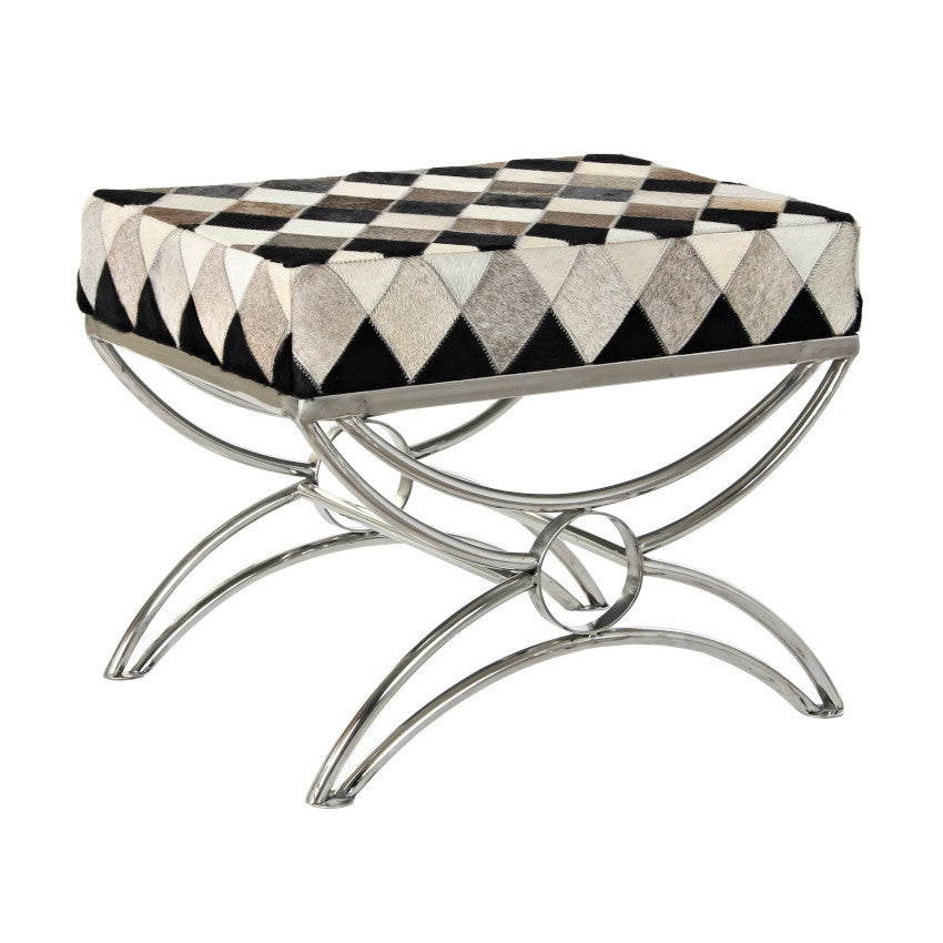 Panca poggiapiedi vintage