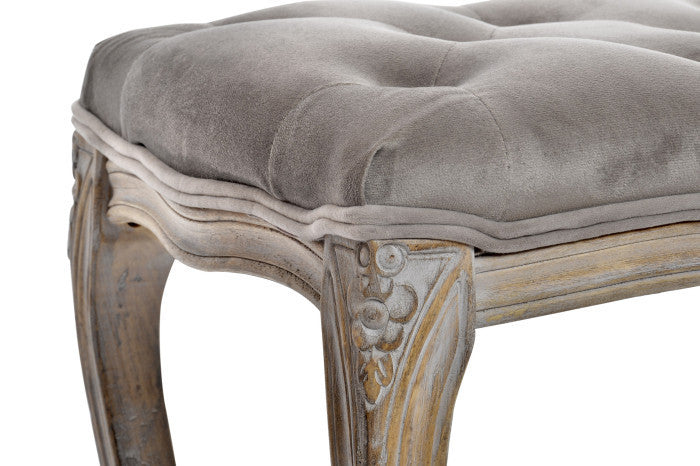 Panca capitonné grigia