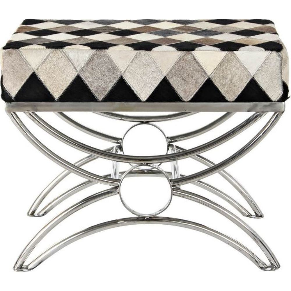 Panca poggiapiedi vintage