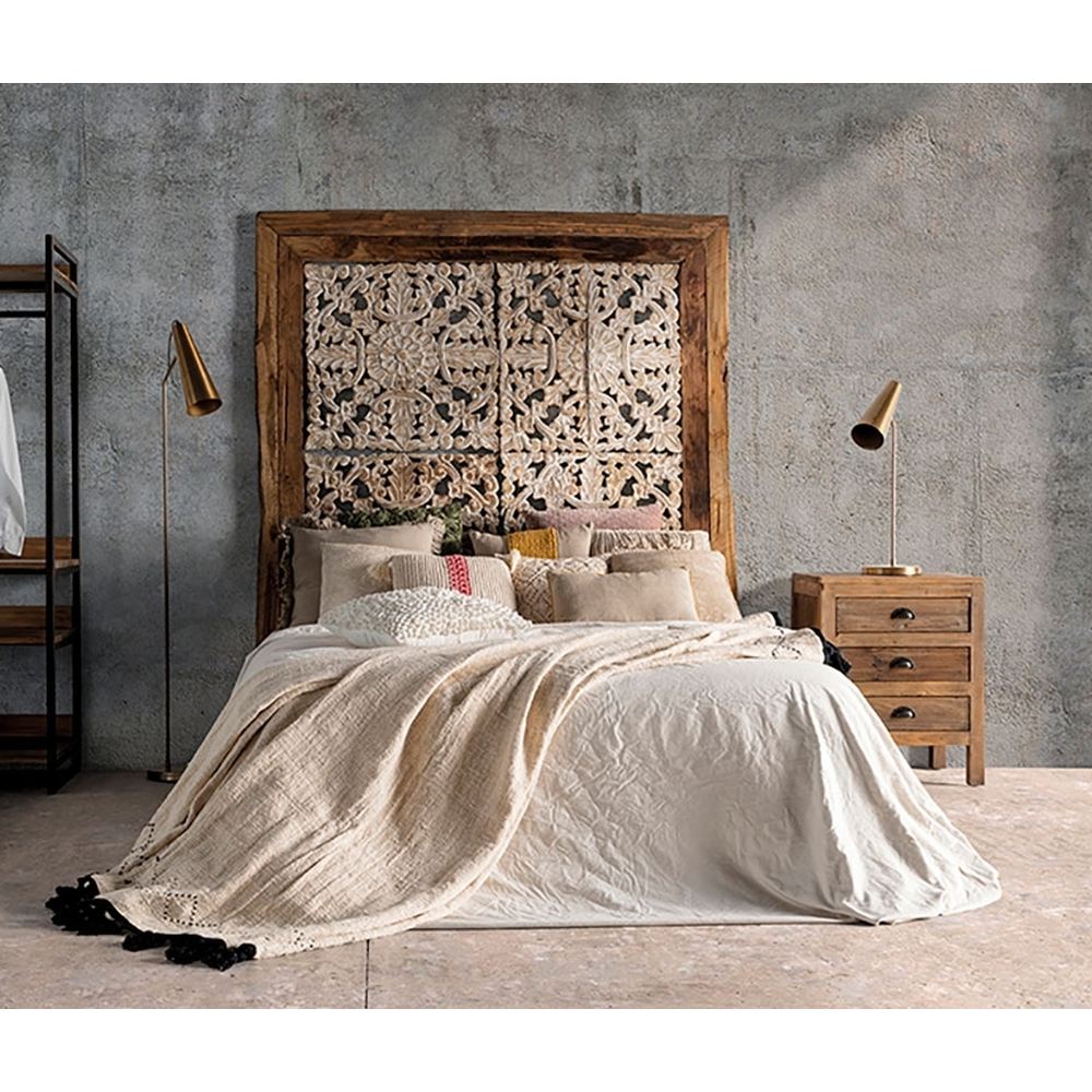 Testata letto esotica legno