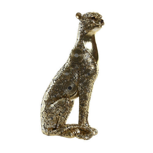 Figura leopardo dorato