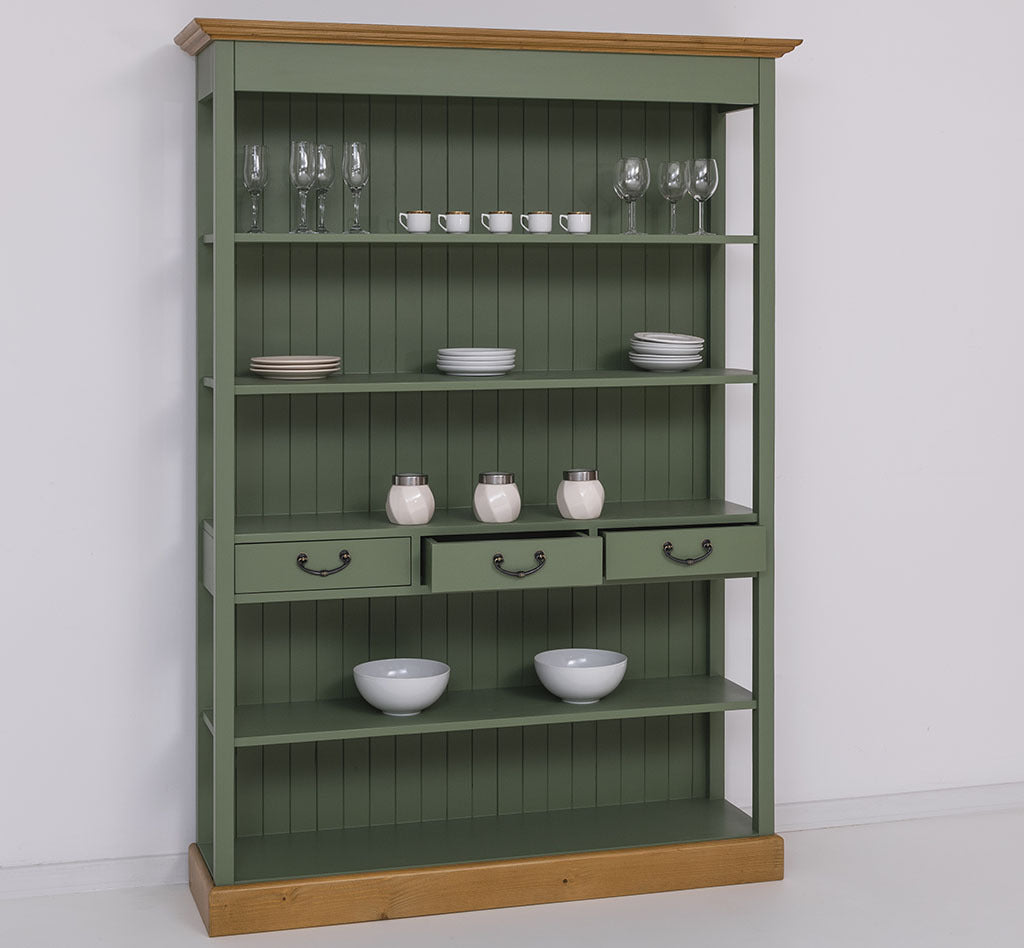 Libreria piattaia rustic chic