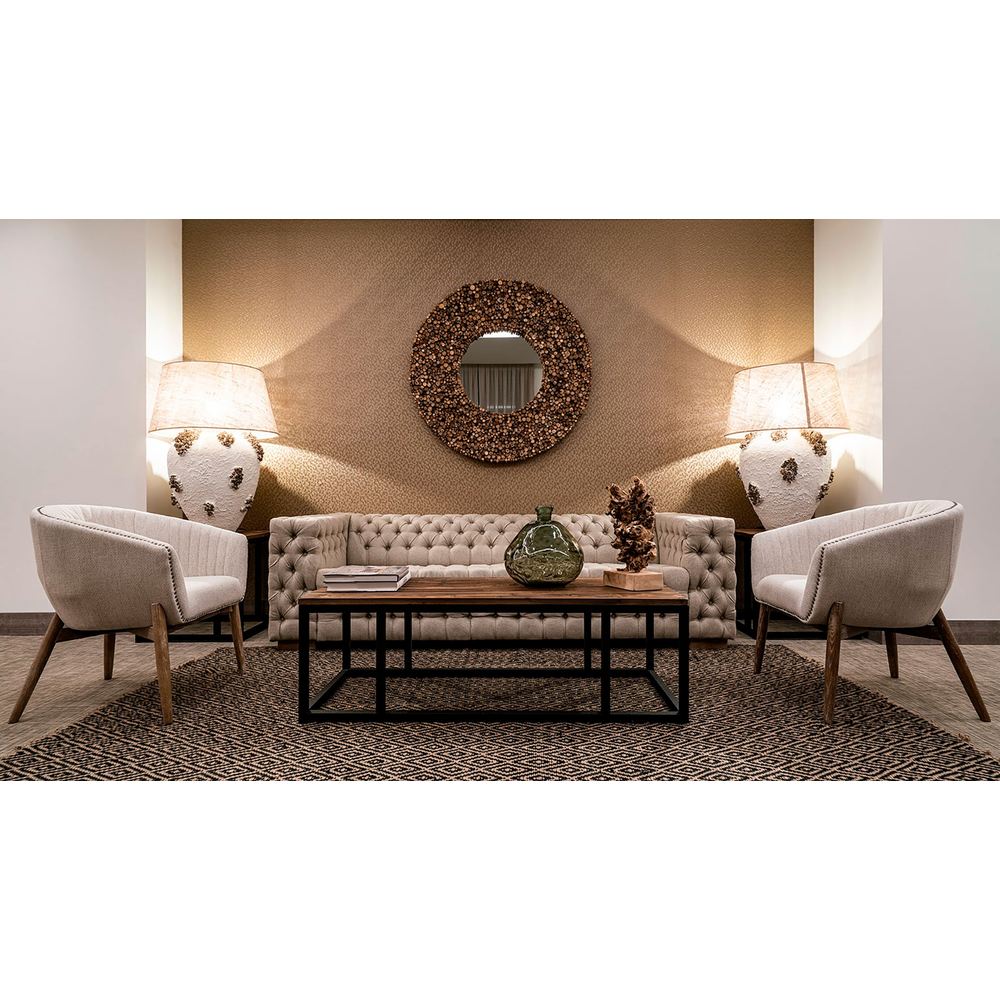 Poltrona stile kitsh colore grigio