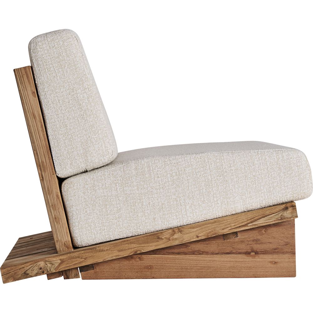 Poltrona outdoor design lusso Bianco Horizon Pure