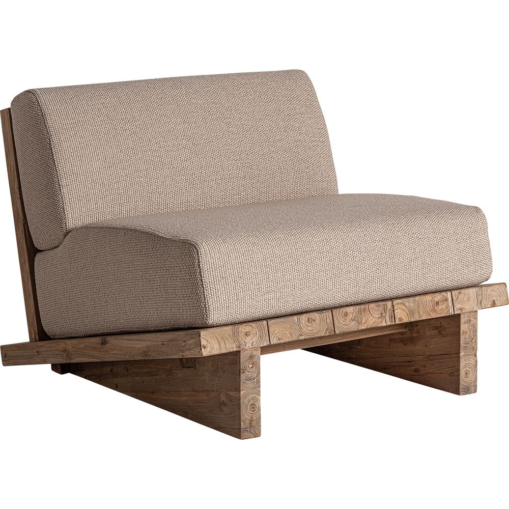 Poltrona in teak riciclato outdoor design
