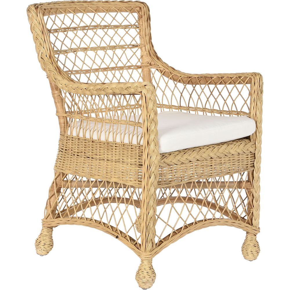 Poltroncina bohémien rattan