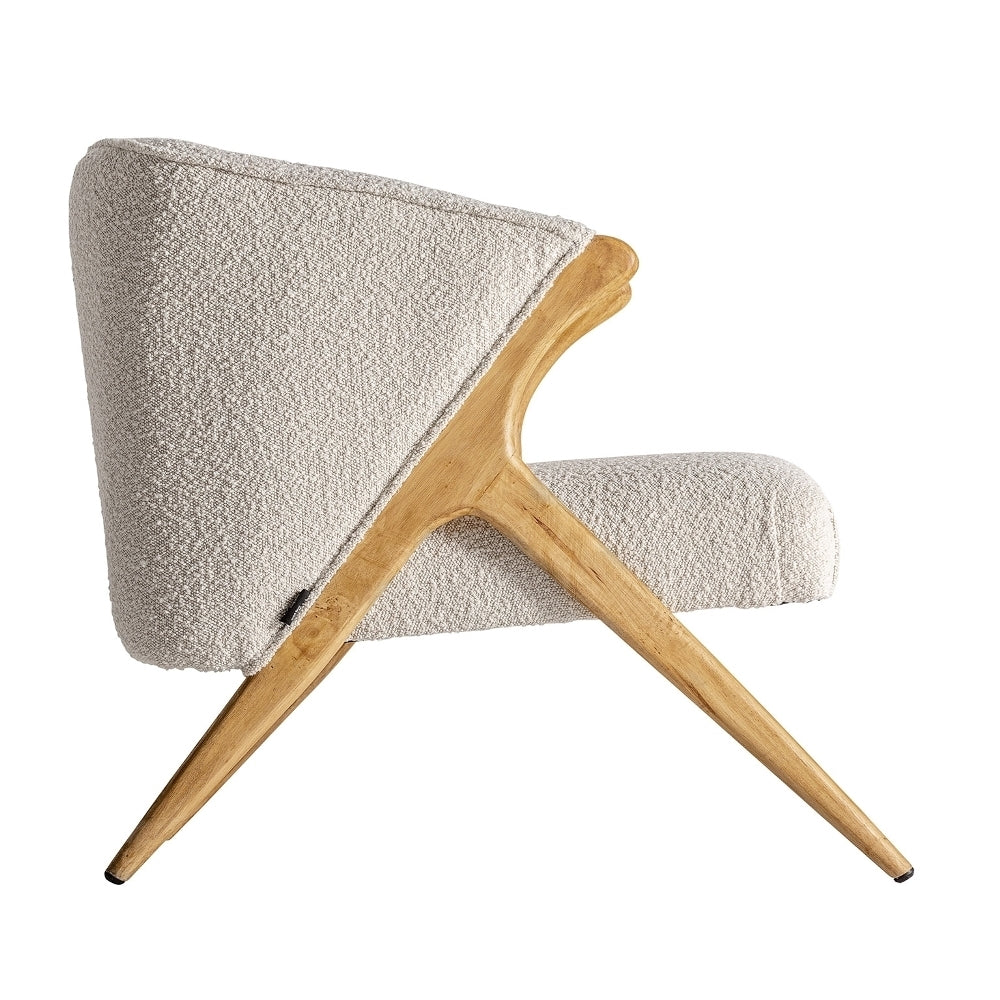 Poltrona vintage bouclè