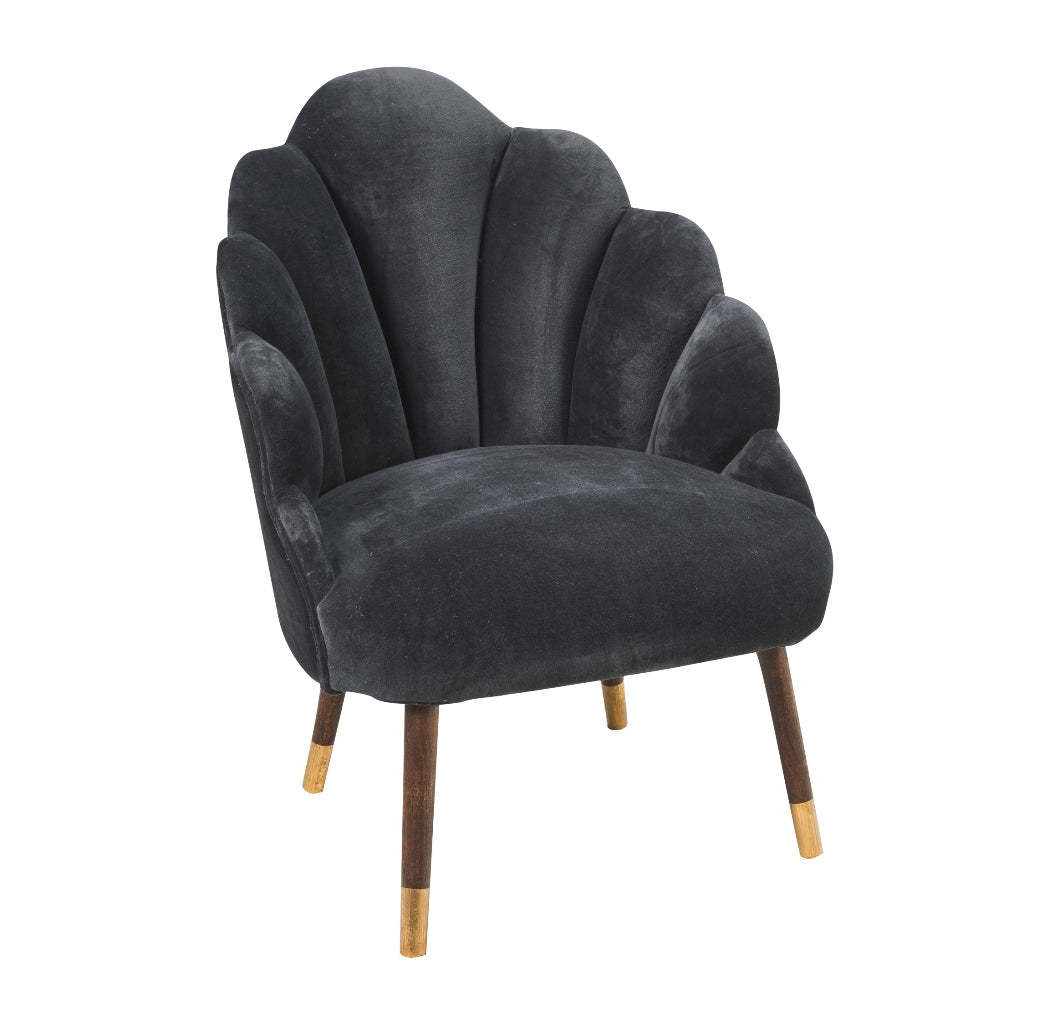 Poltroncina glam nera