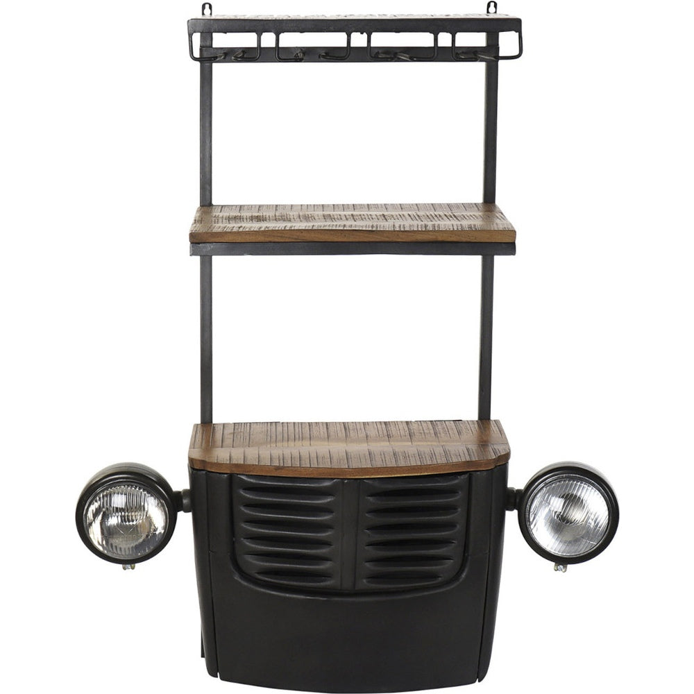 Portabottiglie Industriale Jeep Ferro e Legno