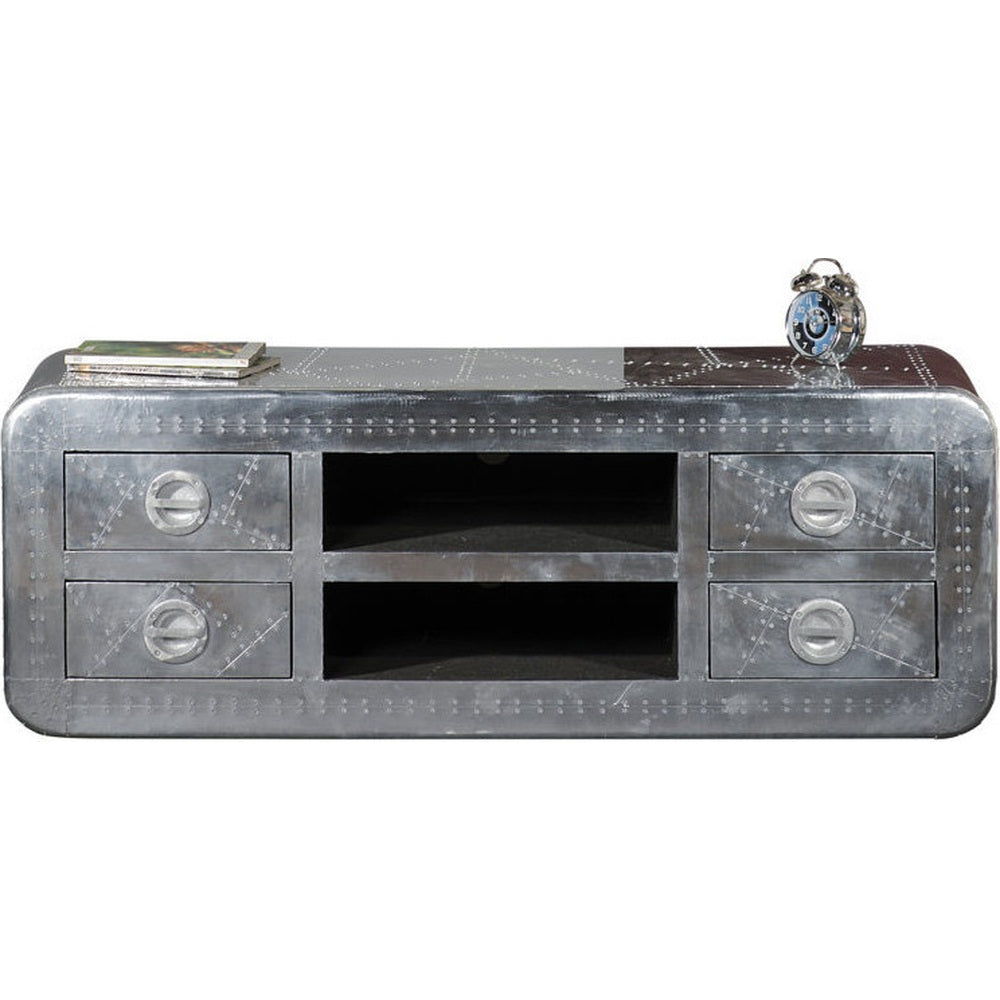 Mobile TV industrial chic per salotti moderni e ambienti di lusso