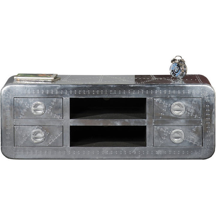 Mobile TV industrial chic per salotti moderni e ambienti di lusso