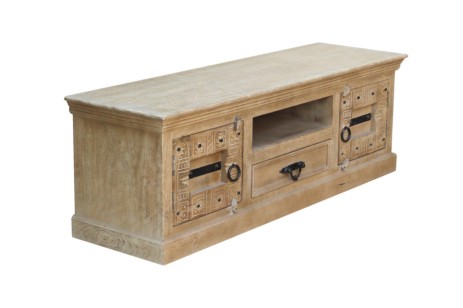 Mobile Porta TV Etnico Indiano in Legno