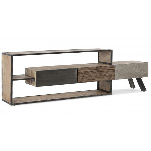 Porta tv moderno industrial