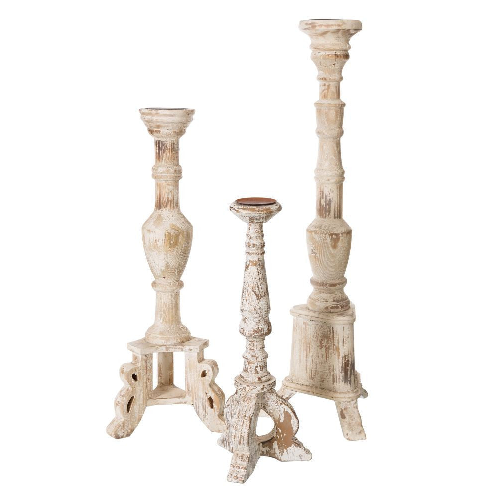 Portacandela shabby chic