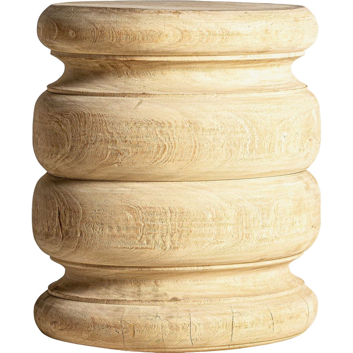 Complemento in legno naturale per salotti e ambienti etnici eleganti