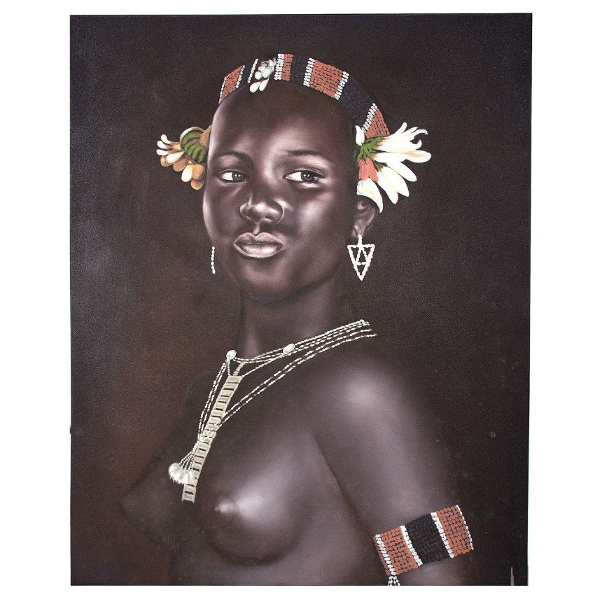 Quadro etnico donna africana