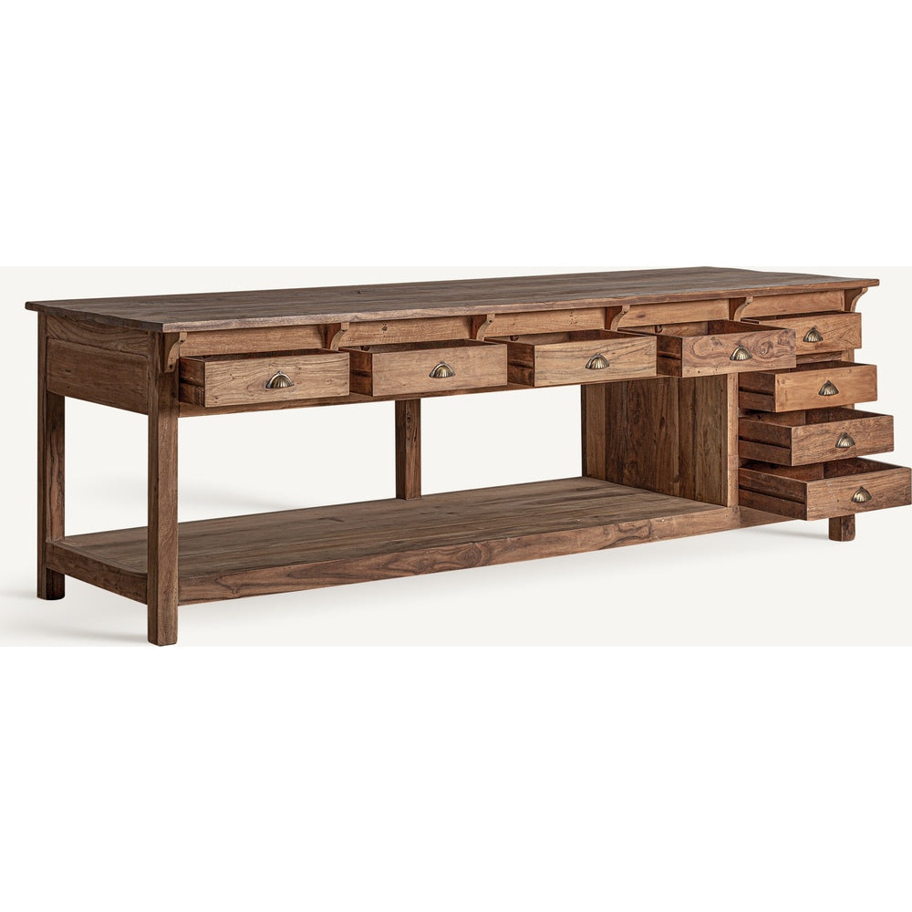 Scrivania consolle country