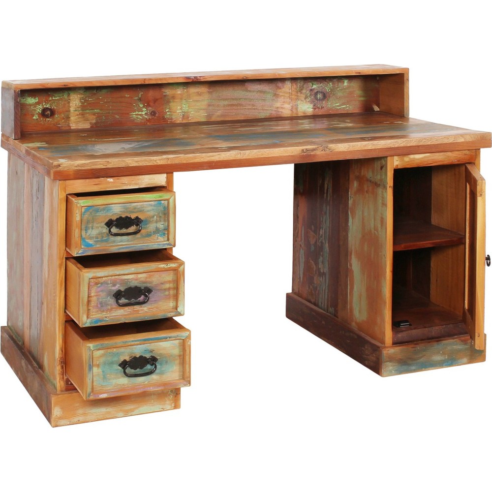 Scrivania stile industrial color river