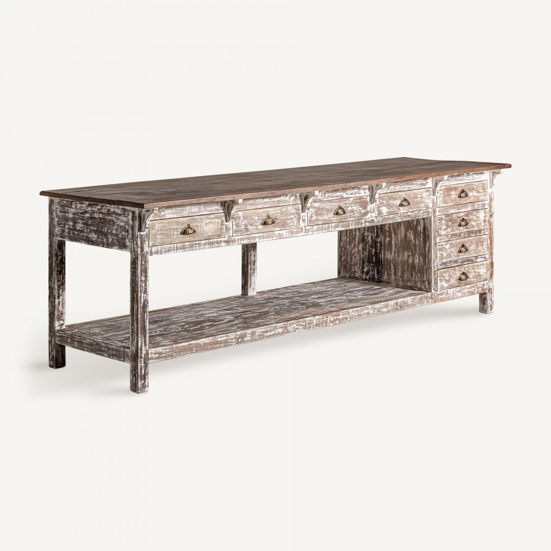 Bancone da lavoro country rustico