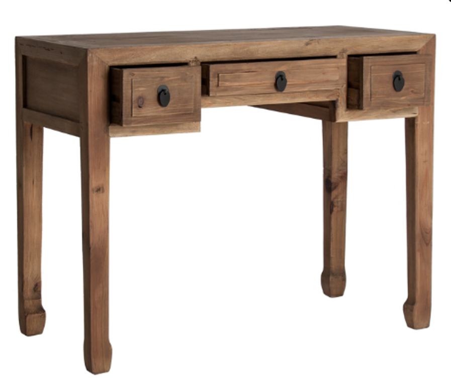 Scrivania etnica coloniale legno