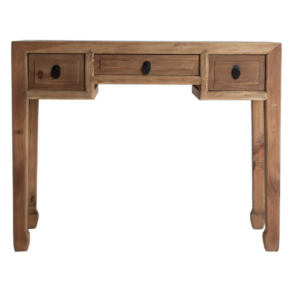 Scrivania etnica coloniale legno