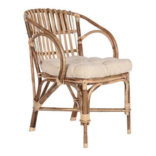 Sedia Bistrot rattan e bamboo