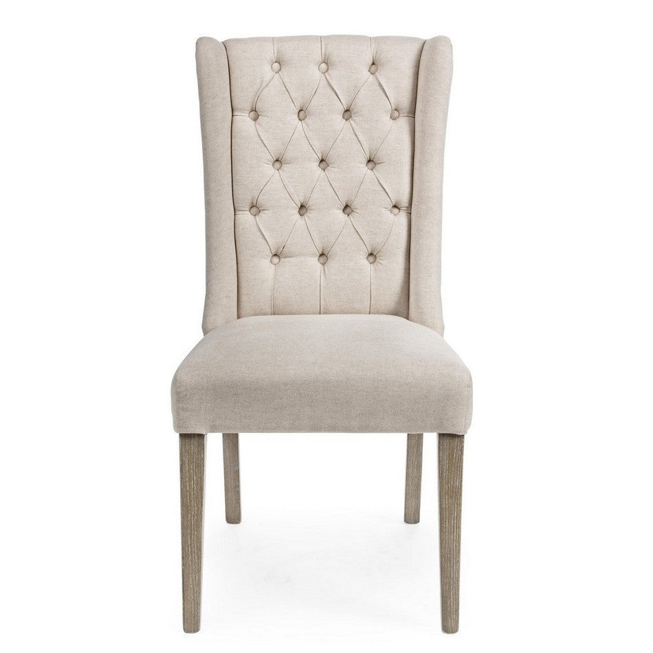 Sedia provenzale lino capitonnè