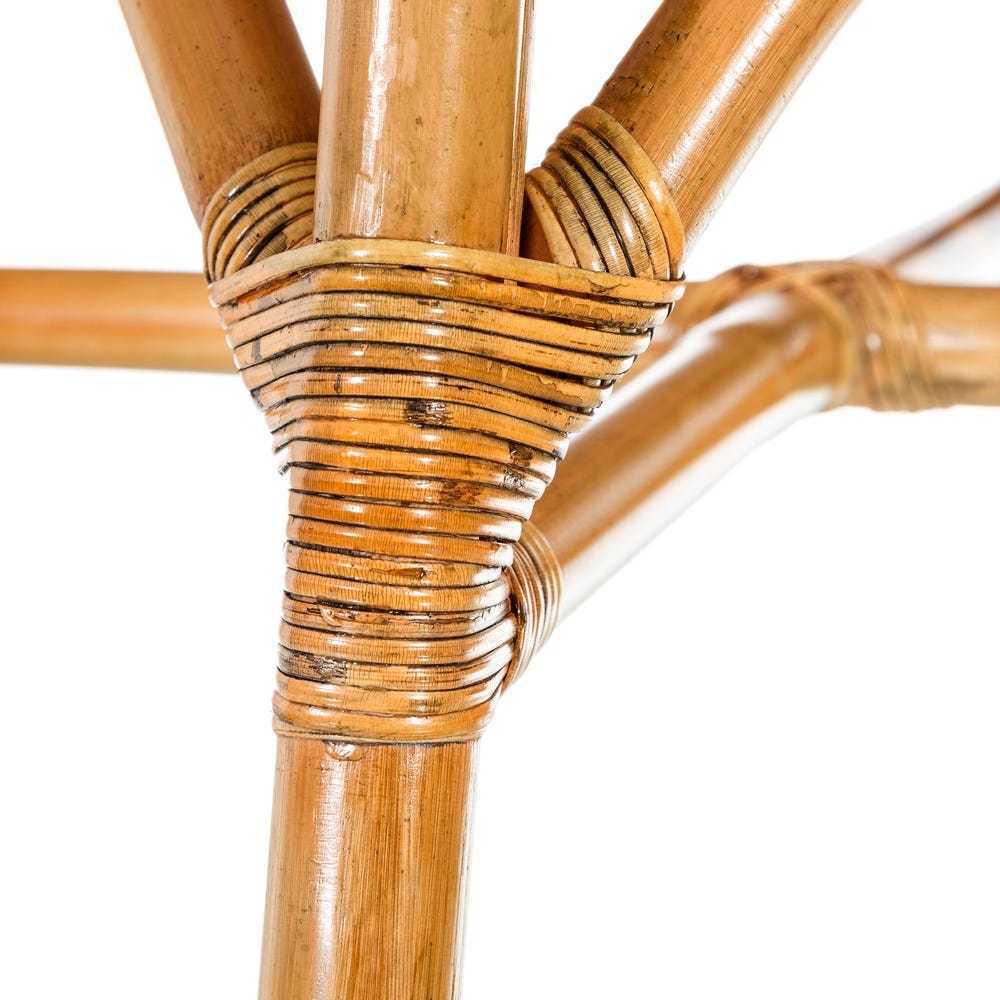 Sedia boho chic rattan naturale