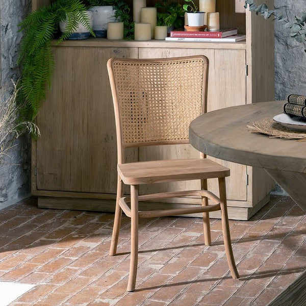 Sedia francese rattan naturale