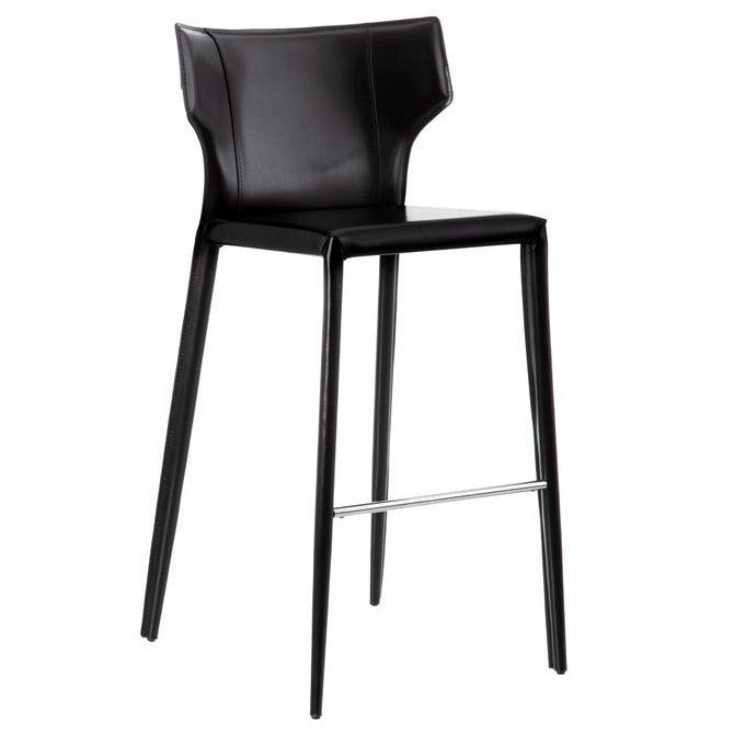 Sgabello vintage design nero