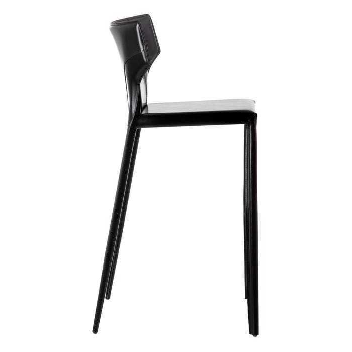 Sgabello vintage design nero