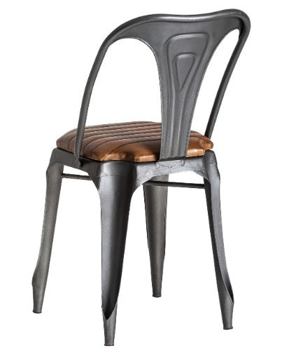 Sedia vintage in pelle