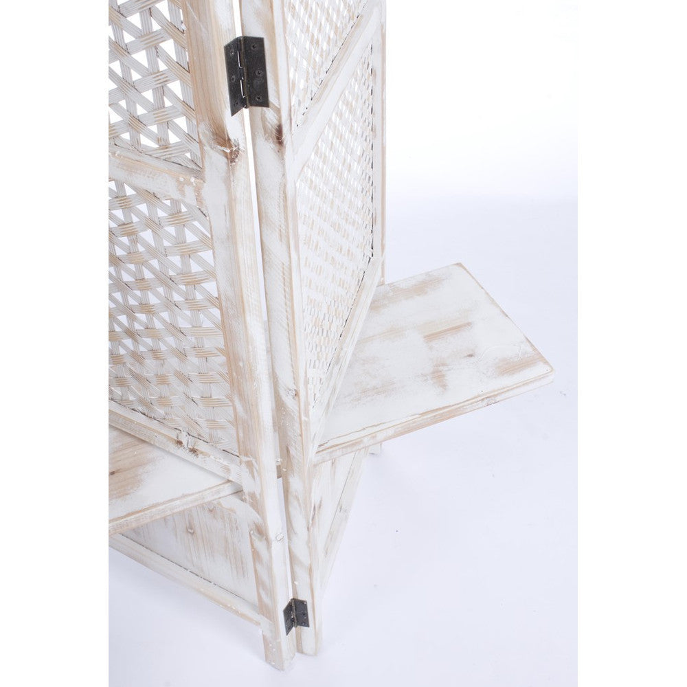 Separè legno bianco shabby
