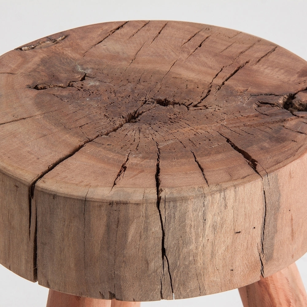 Sgabello etnico legno di mango