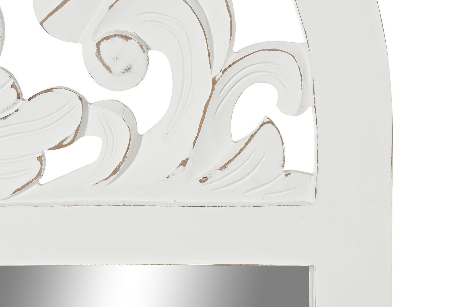 Specchio finestra bianco shabby