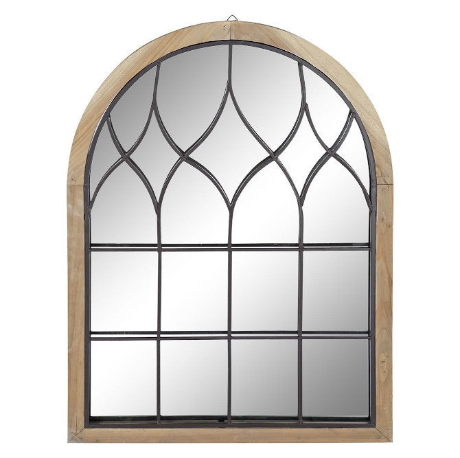 Specchio vintage legno metallo