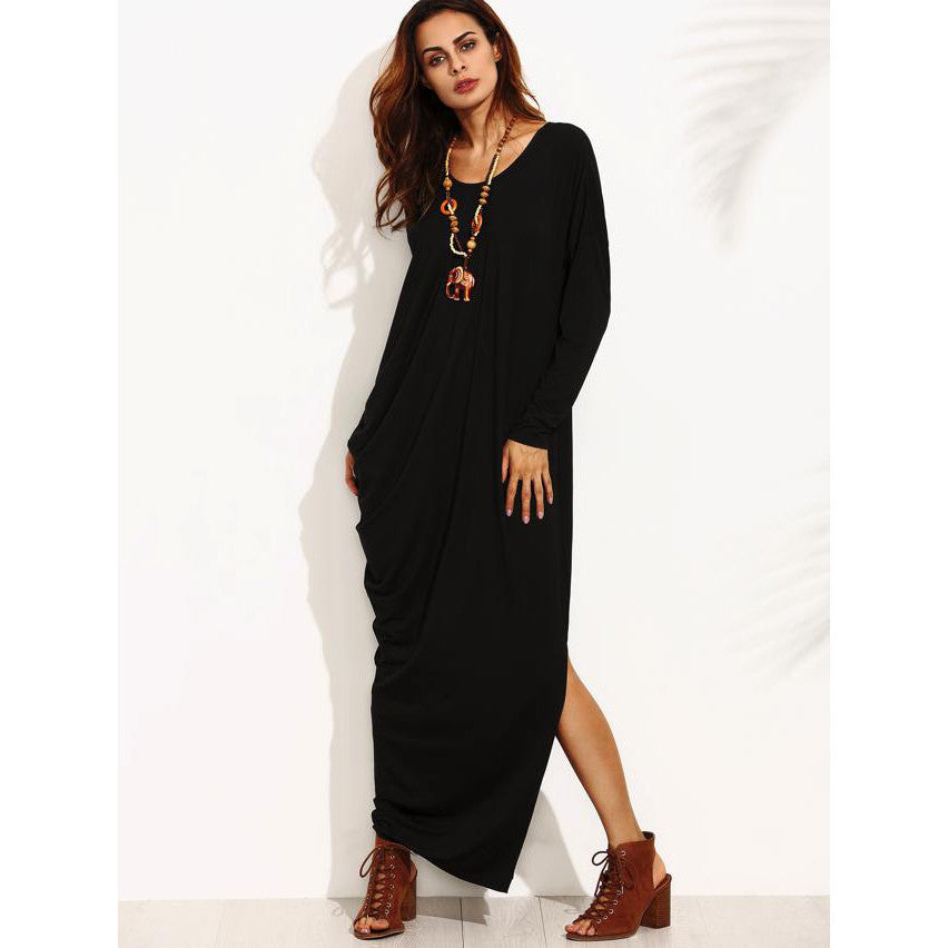 Vestito lungo morbido chic